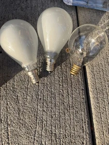 Light Bulbs ,3egg Shape / Night Light Base , Around 15 Watt  - Picture 1 of 1