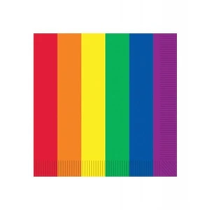 Pride Luncheon Napkins - Rainbow Pack of 16 - Picture 1 of 1