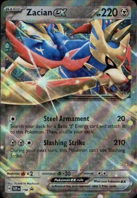 Zacian ex  Promo SV: Scarlet & Violet Promo Cards 198 NM - Image 1 of 2