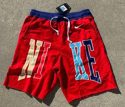 Nike Sportswear NSW Gel RWB Alumni Shorts Red Mens Sz M Medium Loose CK0148-657 - Image 1 of 4
