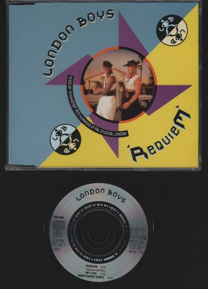 LONDON BOYS - REQUIEM - 3 TRACK MAXI CD 3" INCH - © 1988 - CD NEAR MINT! - Bild 1 von 1