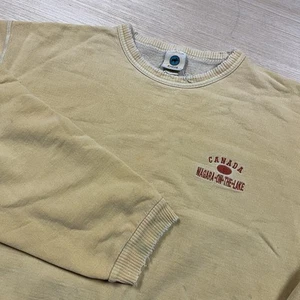 Vintage 90s Canada Boxy Distressed Fade Niagara On The Lake Falls Sweatshirt XXL - Picture 1 of 13