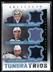 13-14 ArtTundra Trios #T3-BPK Evander Kane Dustin Byfuglien, Ondrej Pavelec - Picture 1 of 2