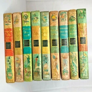 Set of 9 Grolier 1958 Children’s Book Through the Golden Windows Vintage - Imagen 1 de 12