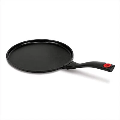 Crepes Pan Induction Pancake Pan Non Stick 28cm Cast Aluminium with Heat Resistant... - Image 1 of 4