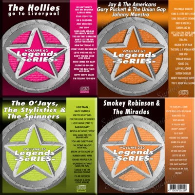 KARAOKE LEGENDS SERIES 4 CDG NEW Vol-62.65,75,222,R&Bs'SMOKEY ROBINSON,THE O'JAY - Image 1 of 4