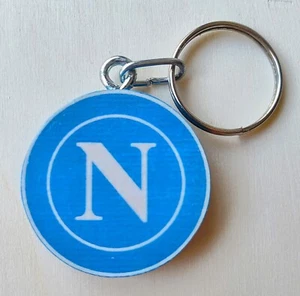 NAPOLI NUOVO LOGO PORTACHIAVI CIONDOLO ARTIGIANATO IDEA REGALO BOMBONIERA - Foto 1 di 2
