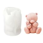 Diy Bear Shape Candle Silicone Mould For 3D Crafts And Chocolate Making