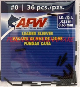 AFW AMERICAN FISHING WIRE LEADER SLEEVES - Imagen 1 de 2