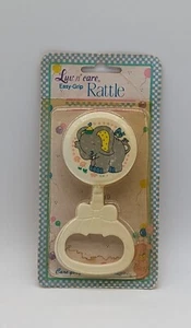 Vintage Luv 'n Care Baby Rattle Unopened Package Elephant - New Old Stock - Picture 1 of 3