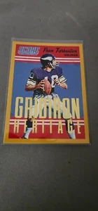 Tarjeta paralela dorada 2015 Score Football Fran Tarkenton Gridiron Heritage #17 - Imagen 1 de 2