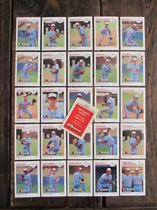 1991 Line Drive INDIANAPOLIS INDIANS Minor League Baseball Set 26 Different Card - Picture 1 of 5