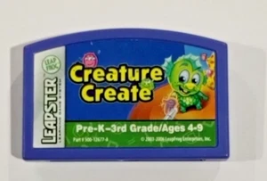 Leap Frog Leapster Creature Create Cartucho de Juego Solo Prek-3er Grado Edad 4-9 - Imagen 1 de 4