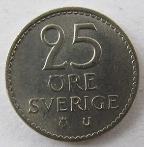 1967 Sweden 25 Öre KM# 836, & (3) 10 Öre KM# 835, 850 (1973, 1979, 1981) - Picture 1 of 16