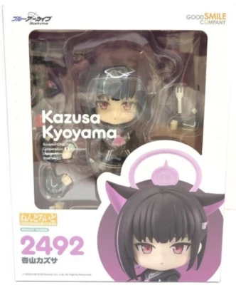 Boneco de ação Nendoroid 2492 Blue Archive Kazusa kyoyama brinquedo bom sorriso usado - Imagem 1 de 4
