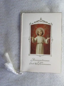 Vintage Remembrance Of My First Holy Communion Booklet, May, 1956 - Picture 1 of 4