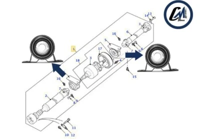 COPPIA / 2 SUPPORTI  ALBERO TRASMISSIONE LAND ROVER FREELANDER 1 PRIMA SERIE - Imagen 1 de 4