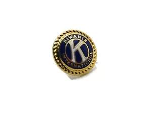 Pin Kiwanis International tono azul y dorado - Imagen 1 de 4