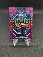 Jonathan Mingo Pink Camo Prizm Rookie RC 2023 Mosaic Card #336 Carolina Panthers
