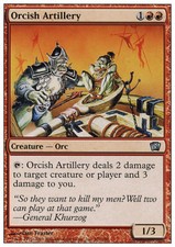 Magic the Gathering MTG Orcish Artillery (207) Eighth Edition   LP