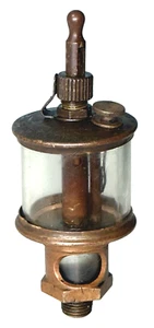 Michigan Lubricator Co 483 Brass Cylinder Oiler Hit Miss Gas Antique Steampunk - Picture 1 of 17