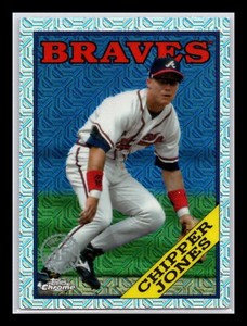 Chipper Jones  2023 Topps 1988 Retro 35th Anniversary Chrome Refractor #53