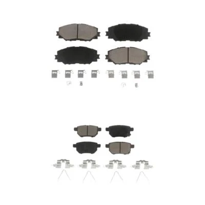 For Toyota Corolla Scion xB Matrix Pontiac Vibe Front Rear Ceramic Brake Pad Kit - Image 1 of 4