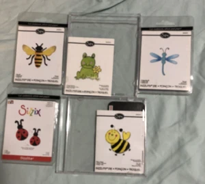 Sizzix Sizzlit Dies Lot of 5 - Picture 1 of 2