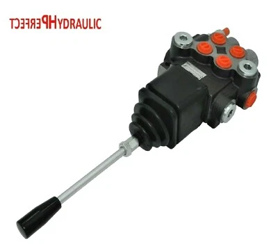 2 BANK Hydraulic Directional Control Valve JOYSTICK 21gpm 80L double acting - Image 1 of 3