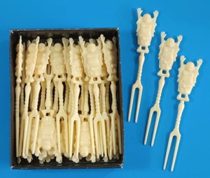 Cocktail Appetizer Hands Up Budha Food Fork Picks Box of 29. - Picture 1 of 2