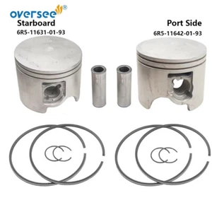 6R5-11631-01-93 +6R5-11642-01-93 Piston Kit STD For YamahaOutboard 115HP -225HP - Picture 1 of 6