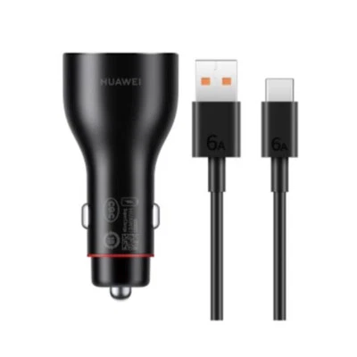 HUAWEI Max 88W SuperCharge Dual USB Car Charger For Huawei Mate 60 Pro Pura 70 - Image 1 of 4