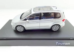 + VOLKSWAGEN VW Touran 2 Modellauto 1:43 von Norev Reflexsilber 5TB099300 A7W - Bild 1 von 5