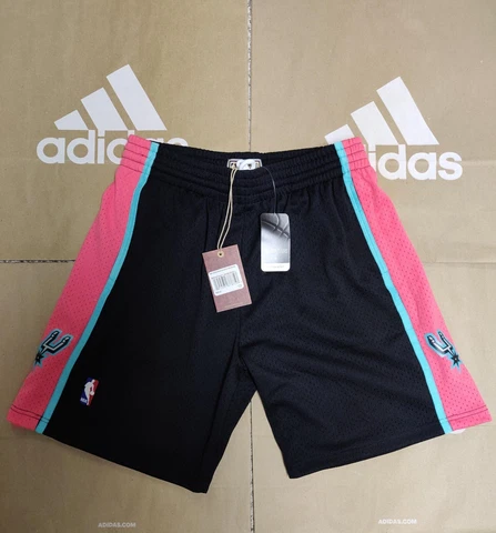 Men's Mitchell & Ness San Antonio Spurs 98-99 Reload Swingman Shorts Size L Cover