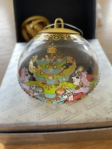 Rosenthal Glaskugel "Weihnachtsschlitten“ Björn Wiinblad NEU im Original Karton - Bild 1 von 6