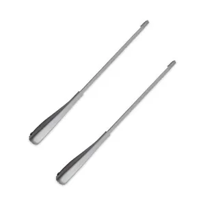 New VW Type 3 Silver Wiper Arm Kit 1961-1967 - Picture 1 of 3