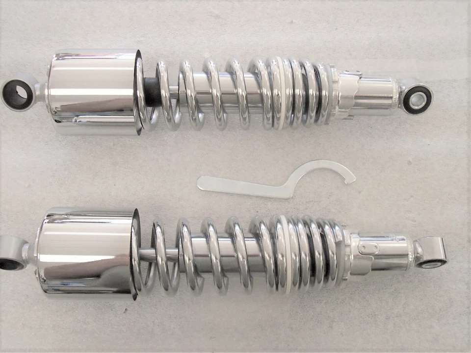 Amortiguadores de doble resorte cromados Honda CB750 Nighthawk 12,75" Foto 1 de 1