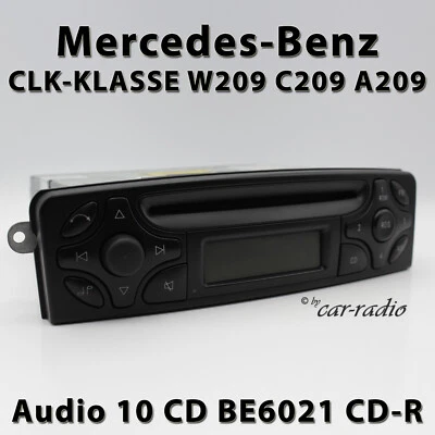 Original Mercedes W209 Radio Audio 10 CD BE6021 CLK-Klasse Becker Autoradio C209 - Bild 1 von 4