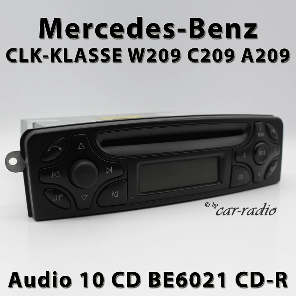 Original Mercedes W209 Radio Audio 10 CD BE6021 CLK-Klasse Becker Autoradio C209 - Bild 1 von 4