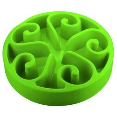 Eat Slow Live Longer Anti-Schlingnapf Flower Hund Slow Feeder grün Blumenform - Bild 1 von 3