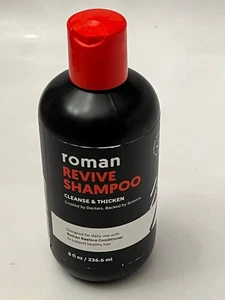 Roman Revive Shampoo für Männer 8 flüssige Unzen dickeres Haar Koffein Kürbiskernöl neu - Bild 1 von 7