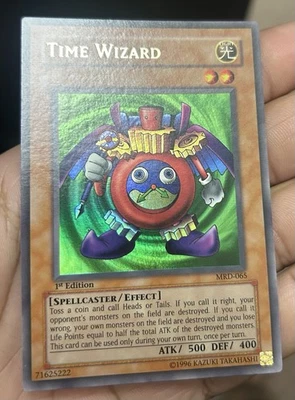Yu-Gi-Oh! TCG Time Wizard Metal Raiders MRD-065 1st Edition -NM - Image 1 of 4