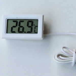 5PCS Compact Waterproof Digital Thermometer with External Probe for Easy Use - Picture 1 of 32