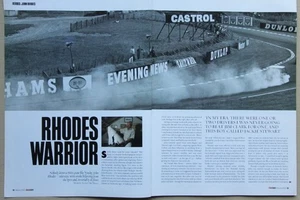 Original CC 2003 extracted mag article JOHN RHODES 'SMOKY' successful MINI racer - Picture 1 of 2