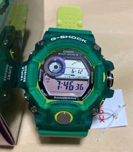 Orologio da polso Casio G-SHOCK RANGEMAN GW-9401KJ-3JR verde solare digitale rotondo nuovo - Foto 1 di 12
