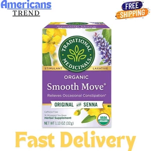 Traditional Medicinals Tee, Bio Smooth Move Pfefferminze, Senna, 16 Teebeutel.. - Bild 1 von 8