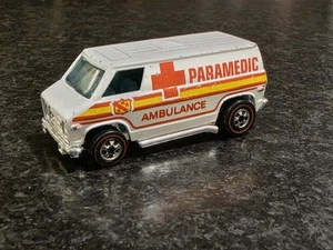 Vintage 1970's Hot Wheels Redline Super Van Paramedic Ambulance Very Clean - Picture 1 of 5