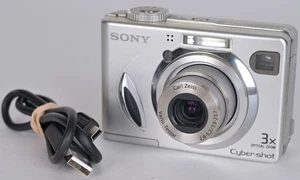 Cámara digital compacta con zoom 3X EX++ Sony Cybershot DSC-W7 7,2 MP PROBADA - Imagen 1 de 9