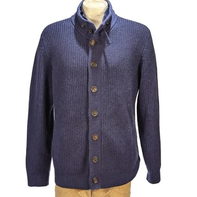 Brunello Cucinelli Thick Cashmere Button Front Cardigan Sweater Italy Sz 56 XXL - Image 1 of 4