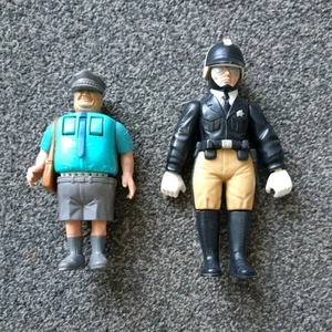 The Real Ghostbusters Vintage Haunted Human Mailman and X-Cop 1988 - Picture 1 of 12